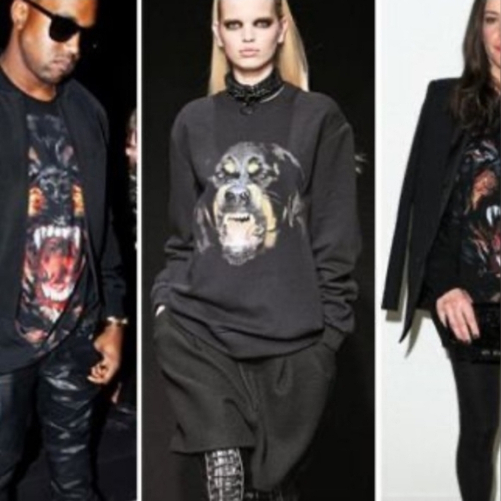Givenchy Paris Rottweiler crewneck sweatshirt size M